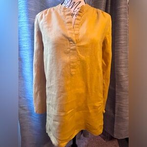 Ellen Tracy Linen Tunic Too Sz Small